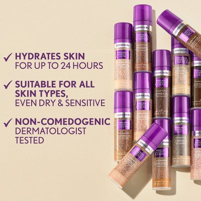 COVERGIRL Simply Ageless Skin Perfector Essence Foundation 75 Rich Deep 1 fl oz - New by This is Beauty US