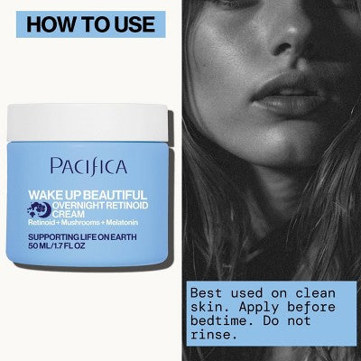 Pacifica Wake Up Beautiful Overnight Retinol Cream 1.7 fl oz - Imperfect Box by This is Beauty US