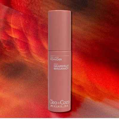 cleo+coco. Body and Hair Antiperspirants and Deodorant Powder Grapefruit Bergamot 0.88oz - New