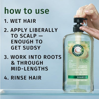 Herbal Essences Hydrating Shampoo with Coconut Water &amp; Jasmine 29.2 fl oz - New by This is Beauty US