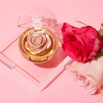 Winky Lux Cheeky Rose Highlighter Champagne 0.17 oz - Imperfect Box by This is Beauty US