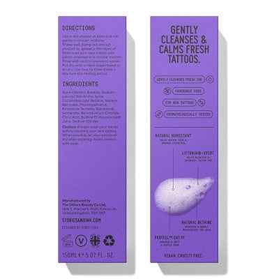 Stories &amp; Ink Repairing Aftercare Foaming Body Cleanser 5.07 fl oz - New