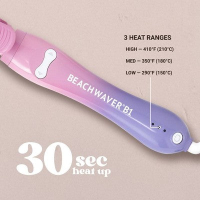 BEACHWAVER Co. Curling Wand Pink Sunset 1" - Imperfect Box by This is Beauty US