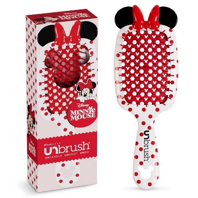 UNbrush Minnie Mouse Detangling Hair Brush White - Imperfect Box by This is Beauty US