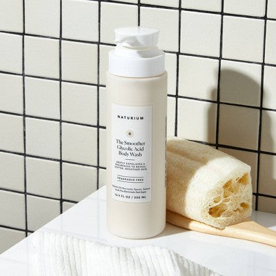 Naturium The Smoother Glycolic Acid Exfoliating Body Wash 16.9 fl oz - Imperfect Container by This is Beauty US