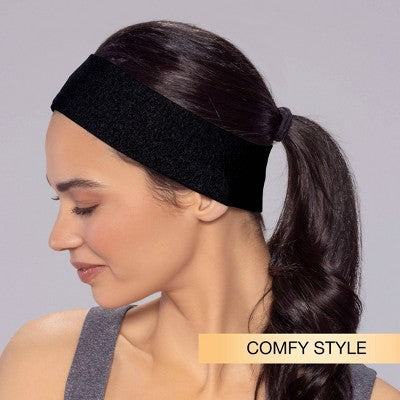 Scunci by Conair No Damage Stretch Fabric Headbands Black 5pcs - New by This is Beauty US