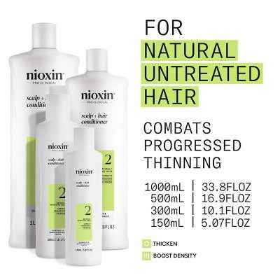 Nioxin System 2 Therapy Conditioner 10.1 fl oz - New