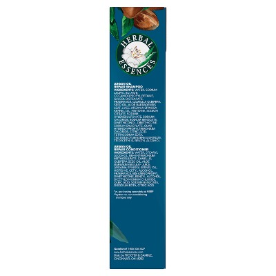 Herbal Essences Pure Plants Blend Argan Oil Repairing Color-Safe Shampoo/Conditioner Dual Pack 13.5 fl oz/2ct - Imperfect Box by This is Beauty US