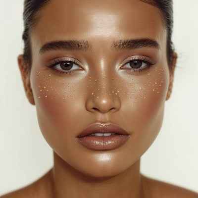 Fazit Gold Glitter Freckle Makeup Patches - New