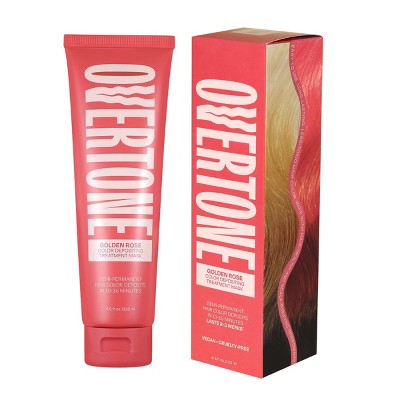 Overtone Golden Rose Hair Mask Semi-Permanent Hair Dye &amp; Color Conditioner - New by This is Beauty US