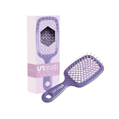 UNbrush Detangler Hair Brush Lavender Dark Purple - Imperfect Box by This is Beauty US
