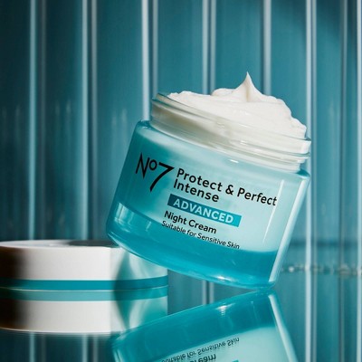 No7 Protect &amp; Perfect Intense Advanced Moisturizing Night Cream 1.69 fl oz - Imperfect Box