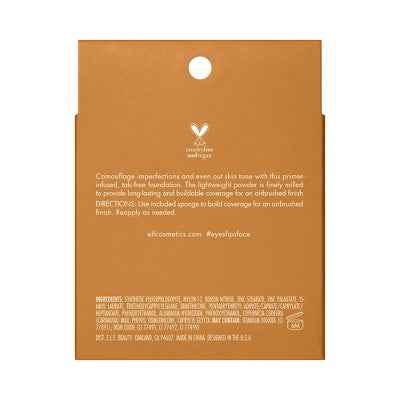 e.l.f. Camo Powder Foundation Tan 400 W 0.28oz - New