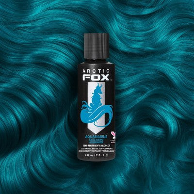 Arctic Fox Semi-Permanent Hair Color Dye Turquoise Blue 4 fl oz - Imperfect Container by This is Beauty US