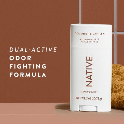 Native Solid Deodorant for Women &amp; Men Coconut &amp; Vanilla 2.65oz - Imperfect Container by This is Beauty US