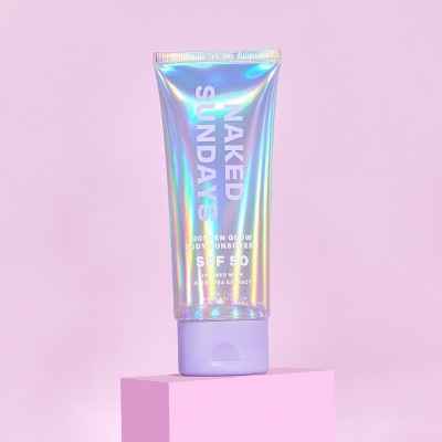 Naked Sundays Golden Glow Body Sunscreen SPF50+ 100ml - Imperfect Box