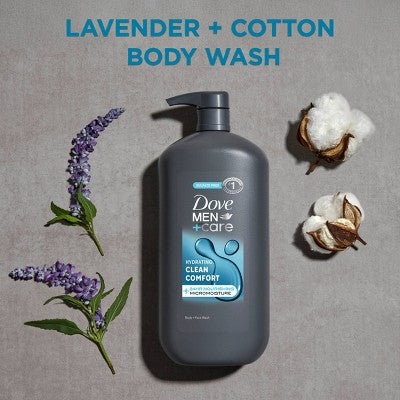 Dove Men+Care Clean Comfort Hydrating Body &amp; Face Wash 30 fl oz - New by This is Beauty US