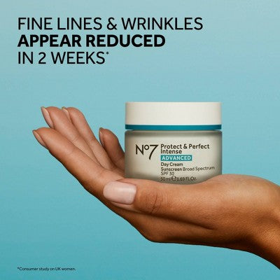 No7 Protect &amp; Perfect Intense Advanced Day Cream with SPF 30 1.69 fl oz - Imperfect Box by This is Beauty US