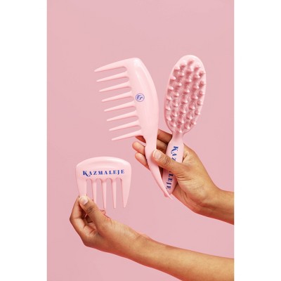 KAZMALEJE Kurlsplus Hair Comb Rose - New by This is Beauty US