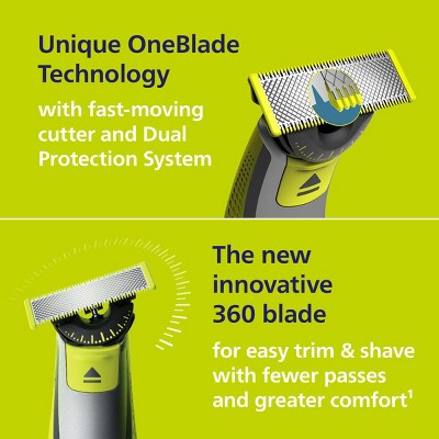 Philips Norelco OneBlade 360 Face Rechargeable Men&