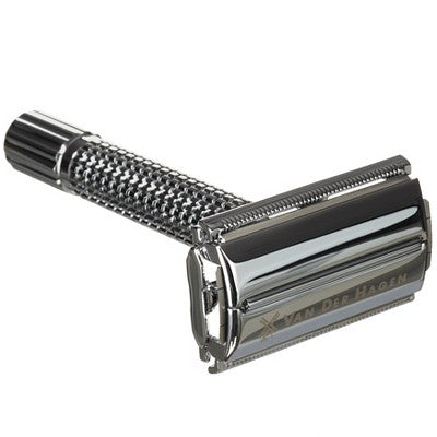 Van der Hagen Safety Razor with 5 Razor Blades - Imperfect Box by This is Beauty US