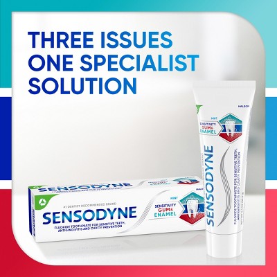Sensodyne Sensitivity Gum and Enamel Mint Toothpaste 2.3oz//2pk - Imperfect box by This is Beauty US