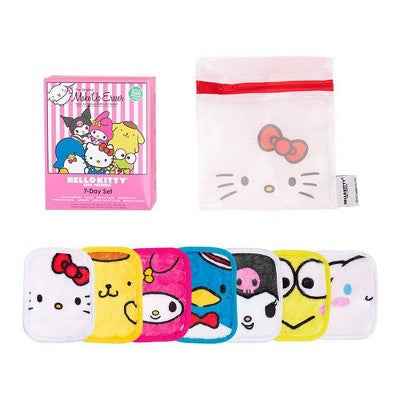 MakeUp Eraser Hello Kitty &amp; Friends 7 Day Set 7ct - New