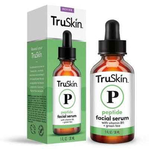 TruSkin Peptide Facial Serum with Vitamin B5 and Green Tea 1 fl oz - New