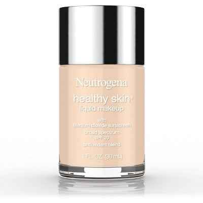 Neutrogena Healthy Skin Liquid Makeup Foundation, Lightweight & Flawless Coverage with Broad Spectrum SPF 20 Sunscreen 30 Buff - Imperfect Container