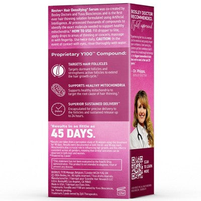 BosleyMD Revive + Densifying Hair Regrowth Serum for Women 1 fl oz - Imperfect Box by This is Beauty US