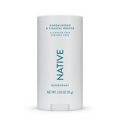 Native Limited Edition Fall Getaway Deodorant Sandalwood &amp; Coastal Breeze 2.65oz - Imperfect Container