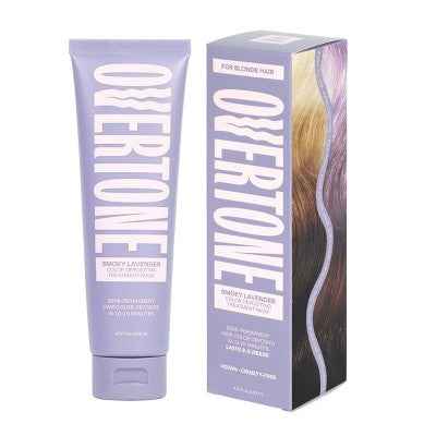 Overtone Smoky Lavender Hair Mask Semi-Permanent Hair Dye & Color Conditioner - New