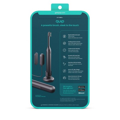 quip Ultra Next Generation Smart Sonic Electric Toothbrush Onyx - Imperfect Box by This is Beauty US