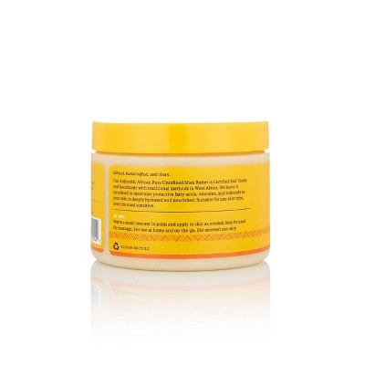 Alaffia Pure Unrefined Shea Butter Unscented 11oz - New by This is Beauty US