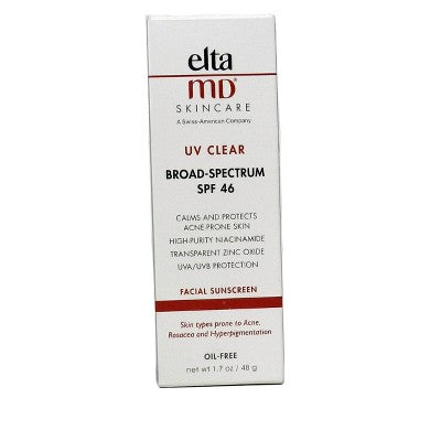 EltaMD UV Clear SPF 46 Facial Sunscreen 1.7 Ounces - Imperfect Box by This is Beauty US