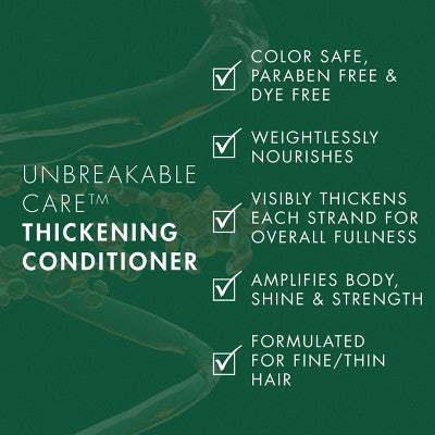 Nexxus Unbreakable Care Sulfate &amp; Silicone Free Biotin Conditioner For Fine &amp; Thin Hair with Keratin 13.5 fl oz - Imperfect Container by This is Beauty US