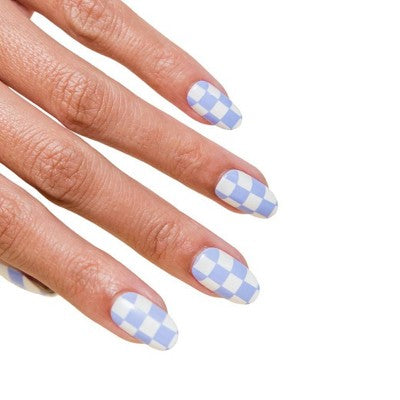 Chillhouse Chill Tips Fake Nails Design Studio Checked Out 24ct - Imperfect Box by This is Beauty US