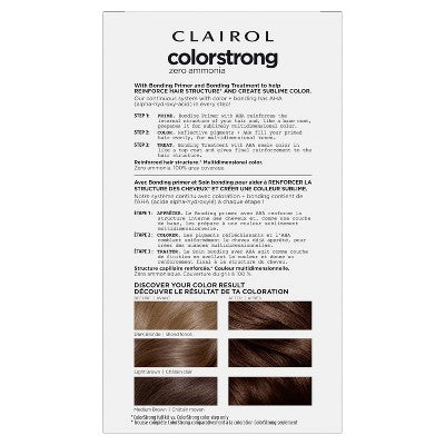 Clairol ColorStrong Permanent Hair Color Dye Kit 6 Light Brown - Imperfect Box by This is Beauty US
