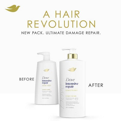Dove Beauty Intensive Repair Hair Conditioner Pump with Amino Serum &amp; Bio-Protein Care 28 fl oz - New by This is Beauty US