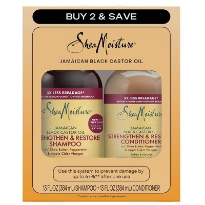 SheaMoisture Shampoo &amp; Conditioner Bundle for Damaged Hair 26oz/2pk - Missing Box by This is Beauty US