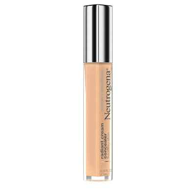 Neutrogena Healthy Skin Radiant Brightening Lightweight Perfecting Cream Concealer with Peptides &amp; Vitamin E Antioxidant 03 Sugar Light 0.24oz - Imperfect Container