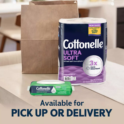 Cottonelle Ultra Soft Toilet Paper - 12 Mega Rolls  DestGlow