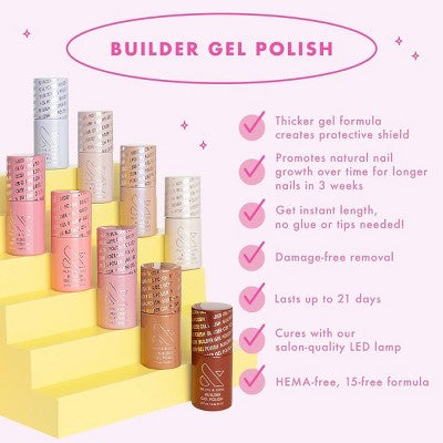 Olive &amp; June Builder Gel Starter Kit 0.46 fl oz - Imperfect Box by This is Beauty US
