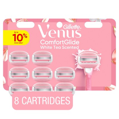 Venus Comfort Glide White Tea Women Razor Blade Refills 8ct - Missing Box by This is Beauty US