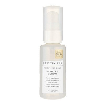 Kristin Ess Weightless Shine Working Hair Serum Frizz Taming, Smoothing, Moisture Locking 1.7 fl oz - Imperfect Box by This is Beauty US