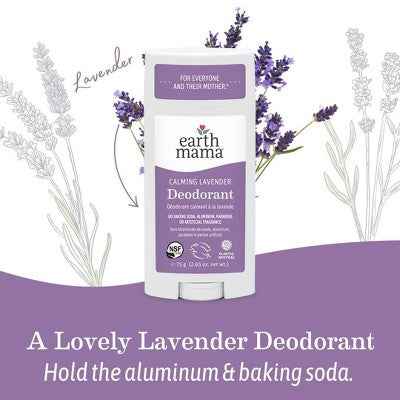 Earth Mama Calming Lavender Deodorant 2.65oz - New