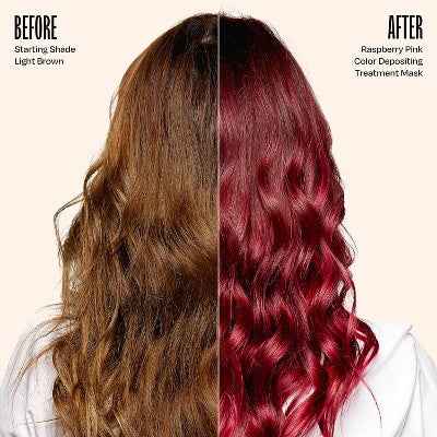 Overtone Raspberry Pink Hair Mask Semi-Permanent Hair Dye &amp; Color Conditioner - New