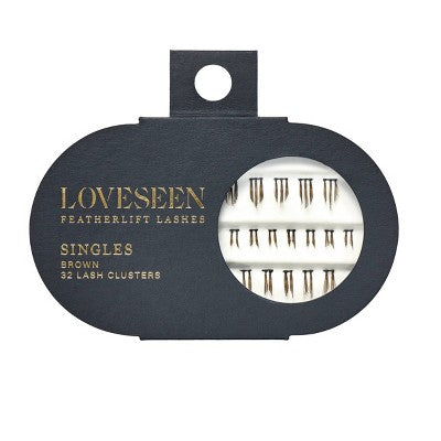 LoveSeen Featherlift False Eyelashes Brown 32pc - Imperfect Box by This is Beauty US
