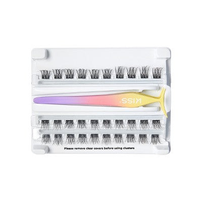 KISS Products imPRESS Press-On Self Adhesive Eyelashes Natural &amp; Wispy 50ct - New