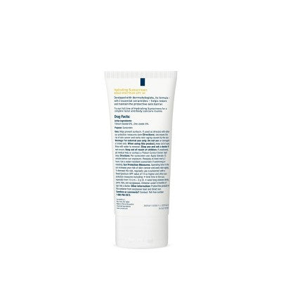 CeraVe Hydrating Mineral Face Sunscreen Lotion &amp; SPF 30 2.5oz - Imperfect Box